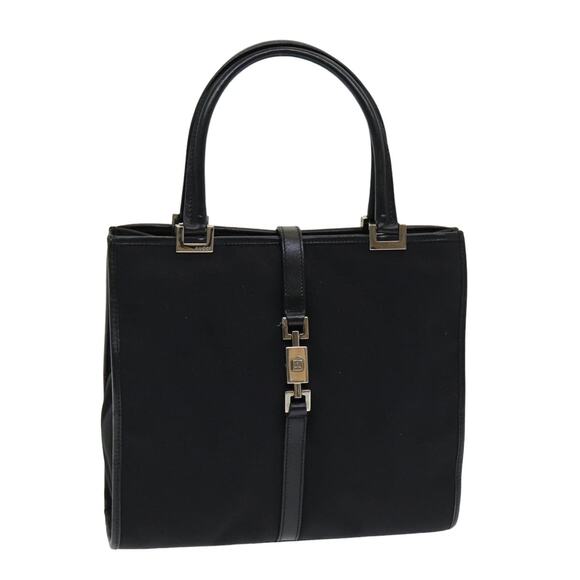 GUCCI Jackie Hand Bag Nylon Black 002 002 - Picture 1 of 16